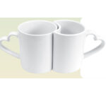 Ceramic Mug with a Heart-shaped
