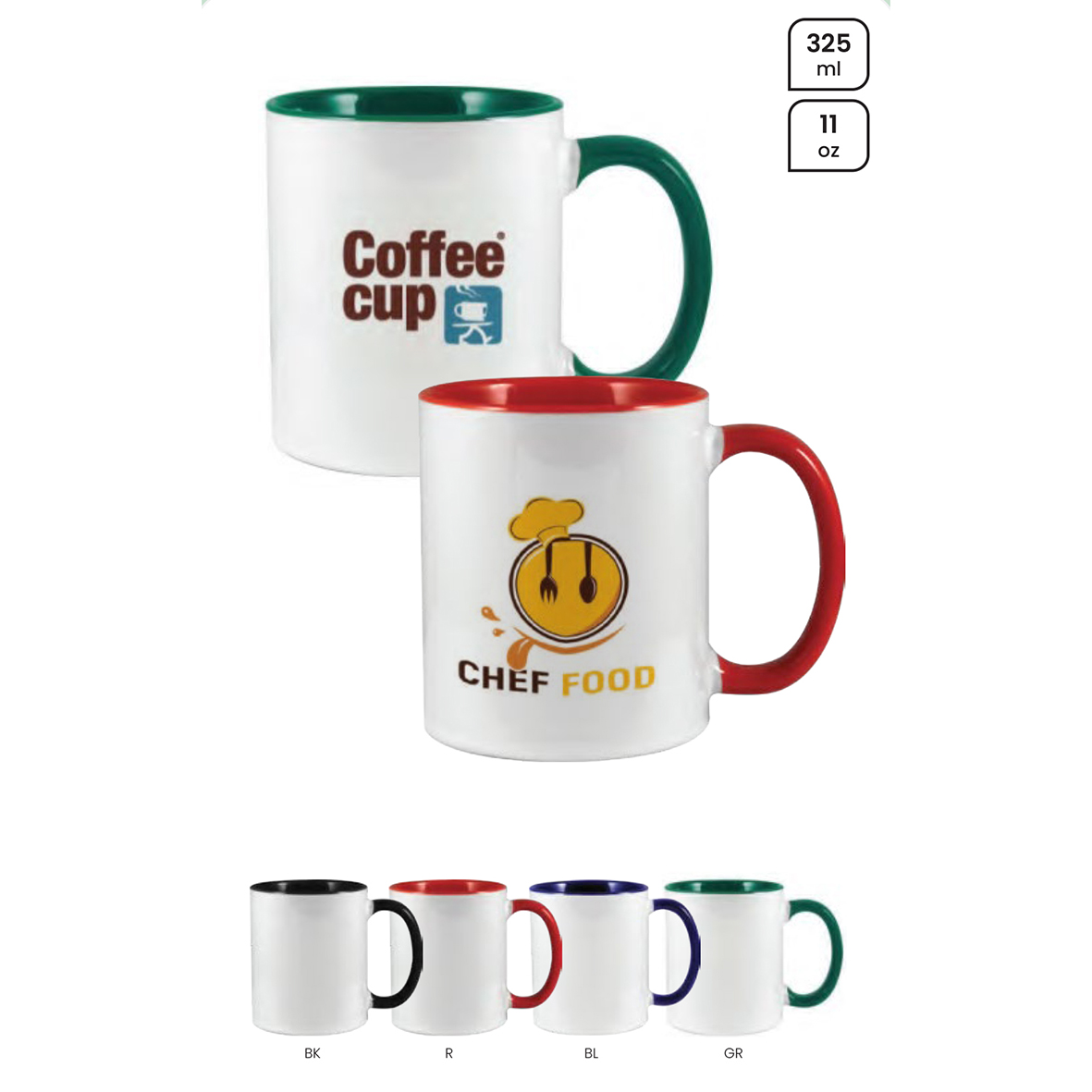 Two-Tone Ceramic Mug