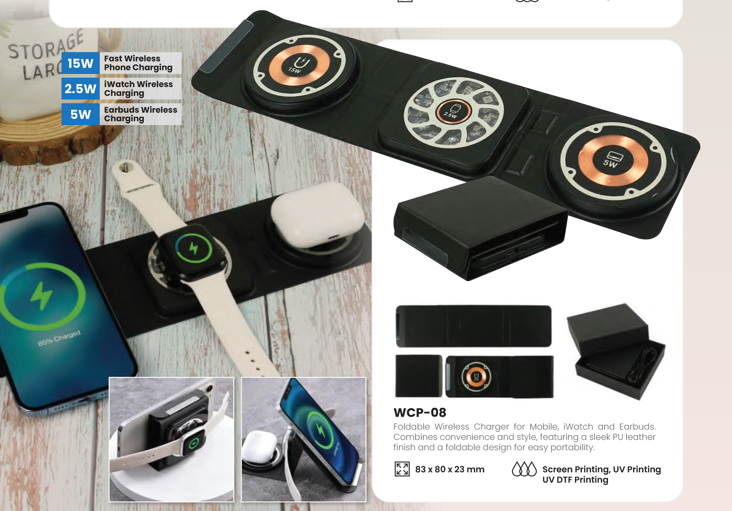 3-in-1 Wireless charging station - Image 3