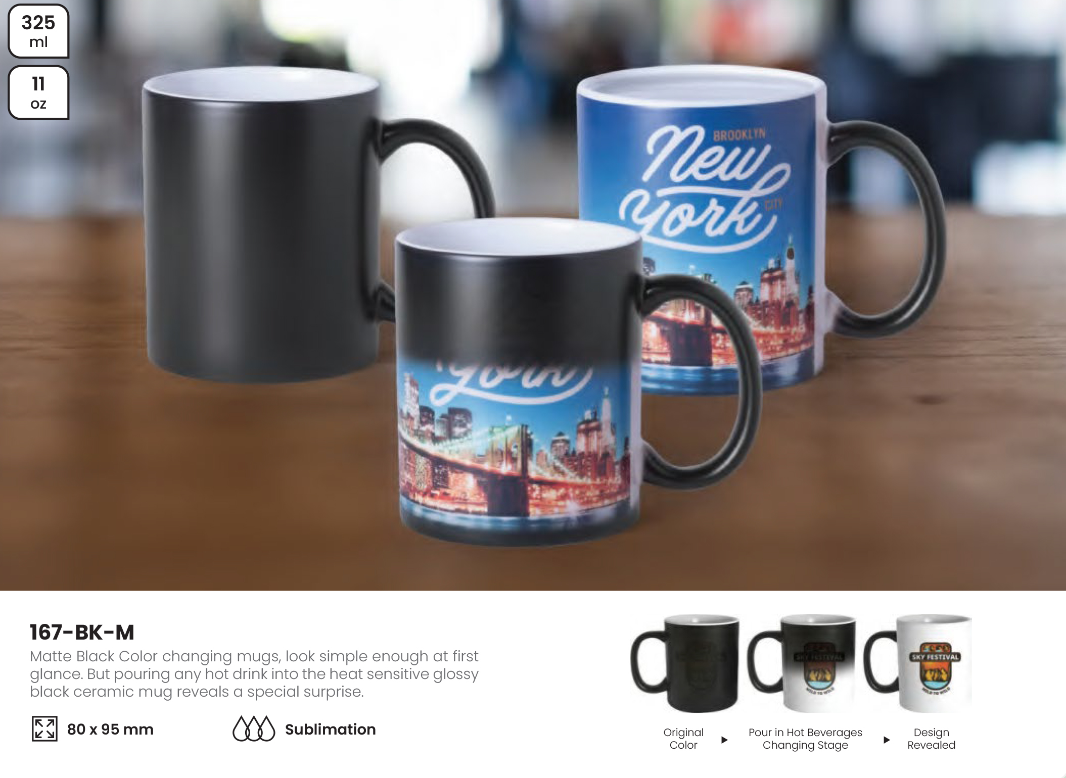 Matte Black Color changing mug - Image 2