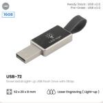 Black Light-Up USB Flash Drive